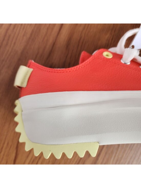 ❤️Converse Run Star Hike Platform Color Pop Leather 5 Men\'s Shoes Orange A16289C main image 9